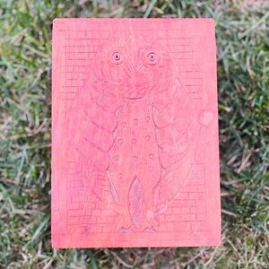 Handcarved Wooden Owl Keepsake Box